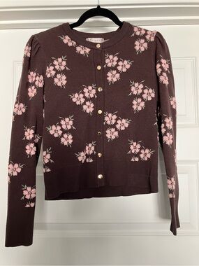 FORWARD Young Contemporary Women's Sweater with Flowers size Medium 2026-727